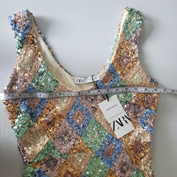 ZARA| LIMITED EDITION SEQUIN DRESS - Picture 15 of 17